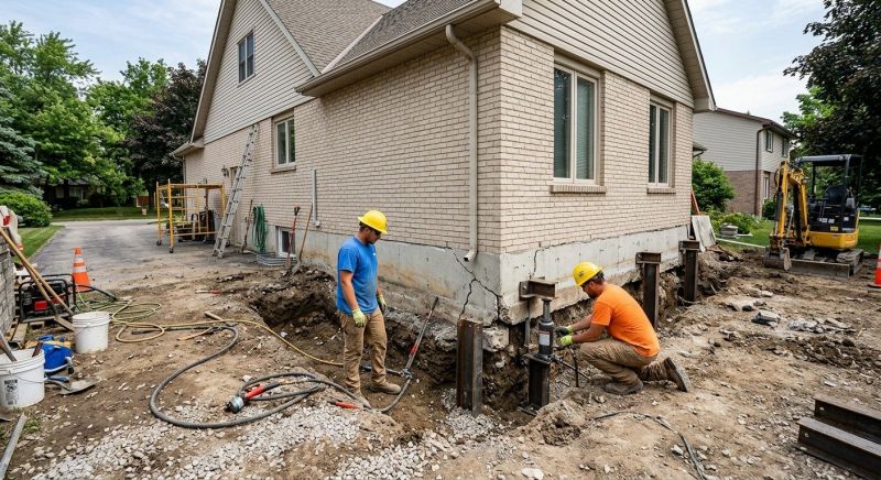 Helical Piers Installation in Chesterfield, VA