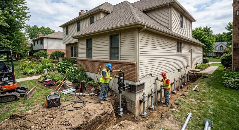 Helical Pile Installation in Chesterfield, VA