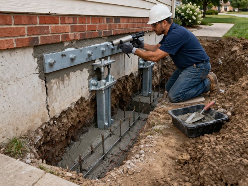Home Foundation Repair in Hanover County, VA