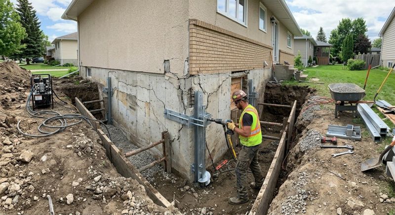 House Foundation Repair in Prince George, VA