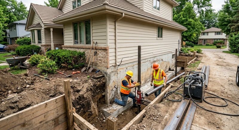 House Foundation Repair in Rockville, VA