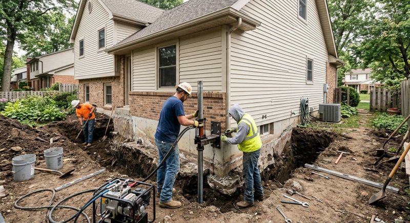 House Foundation Repair in Rockville, VA