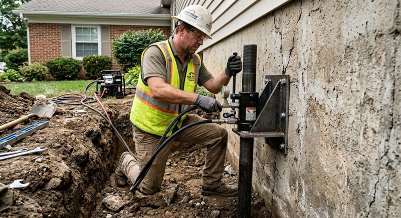 Settling Foundation Service in Dinwiddie County, VA
