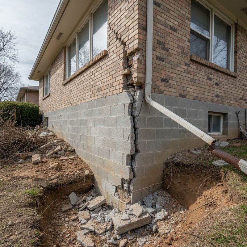 Settling Foundation Service in Midlothian, VA