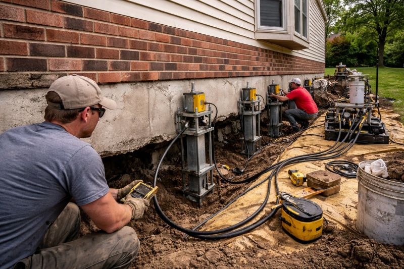 Settling Foundation Service in Powhatan, VA