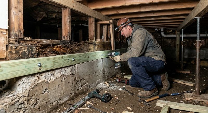 Sinking Foundation Repair in Glen Allen, VA
