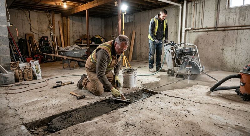 Slab Foundation Repair in Chesterfield, VA